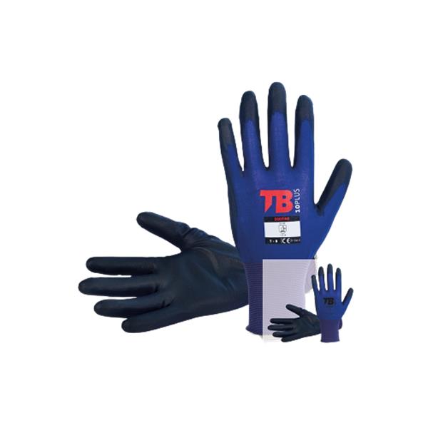 GUANTE NAILON AZUL 500FINE