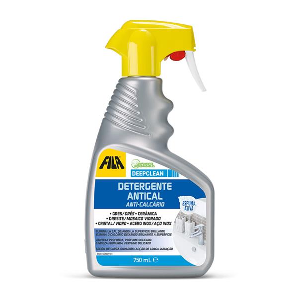 Limpia y desincrusta cal en gres, ceramica, cristal, acero inoxidable.