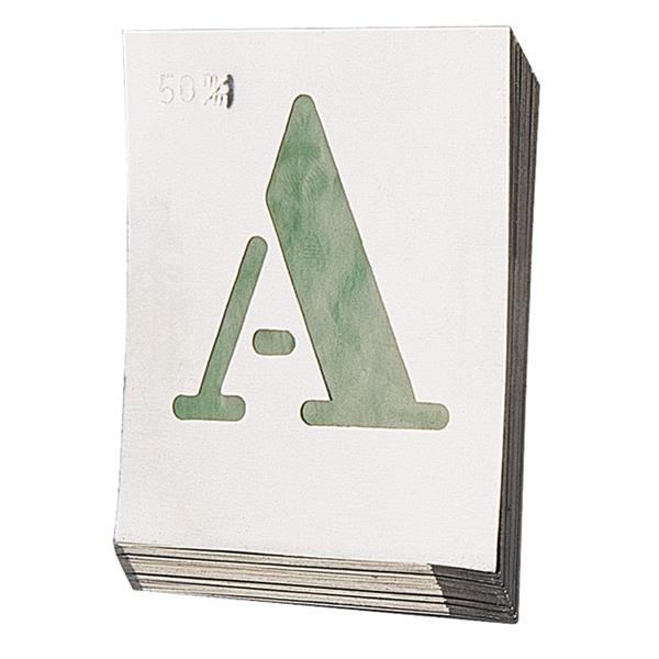 ABECEDARIO EGYPT ALUMINIO ROTULAR 100MM
