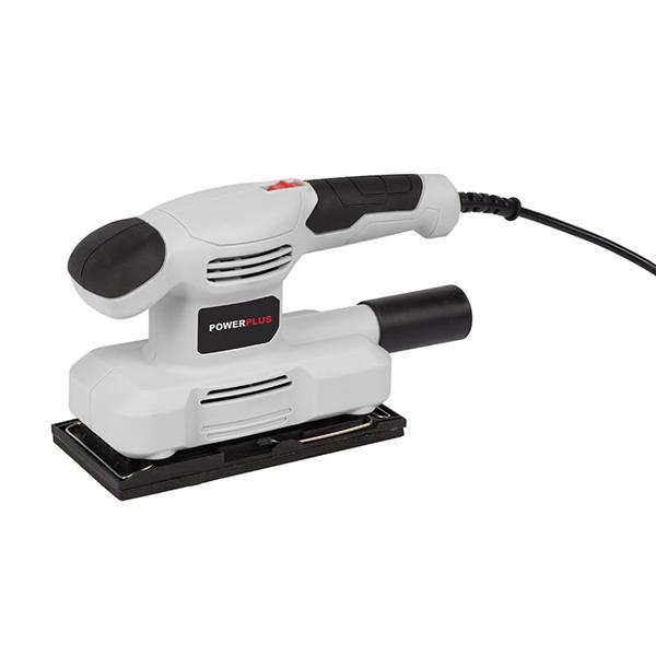Lijadora Orbital 150W. Adaptador para polvo. Gancho y almohadilla tra