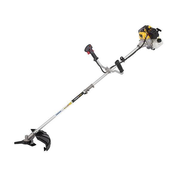 Desbrozadora de gasolina de 52cc. Ancho de corte con hilo: Oe 420mm.