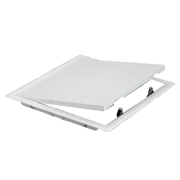 Trampilla registro metalica DESA Classic. 200x200mm. Lacada. Color bla