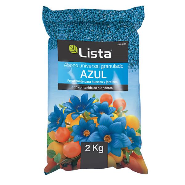 Abono universal granulado azul lista 2kg