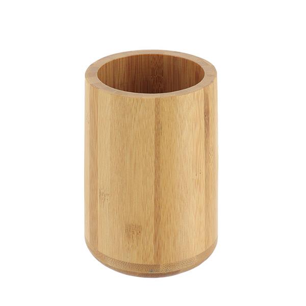 Serie bano bambu. Vaso redondo