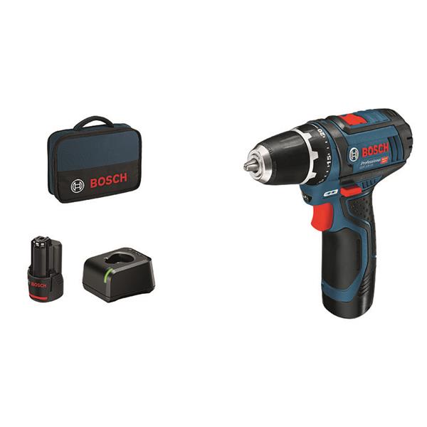Atornillador bateria GSR12V-15 2 bater&iacute;as  2.0 Ah malet&iacute;n de lona