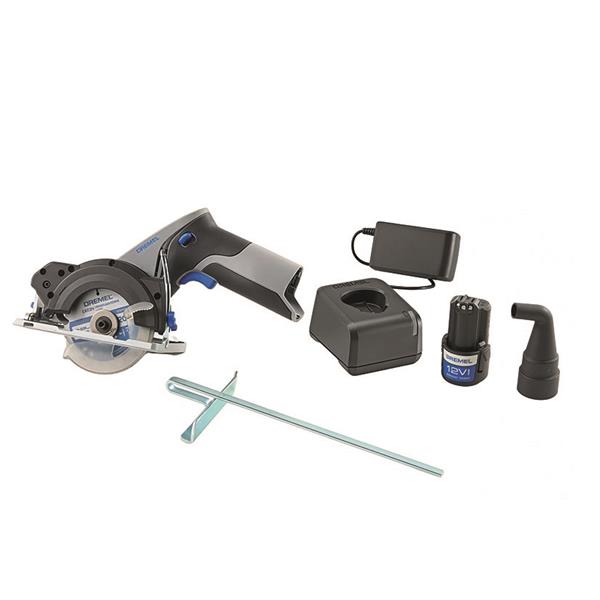 Sierra circular compacta DREMEL blueprint  12v con accesorios