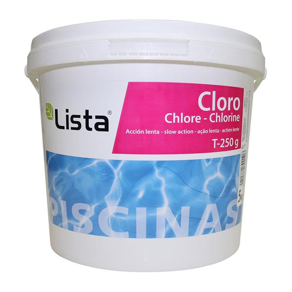 Cloro T-250 gr. 5 K. Lista
