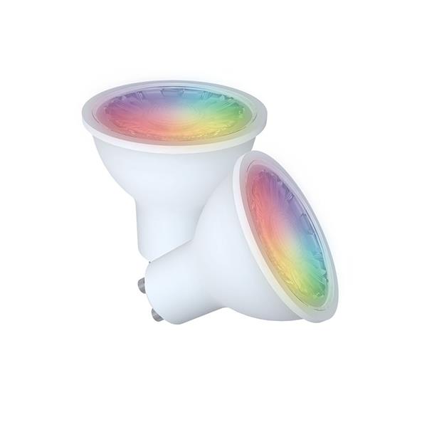 Pack 2 bombillas LED wifi inteligentes GU10 5W 400LM CCT (2700-6500K)