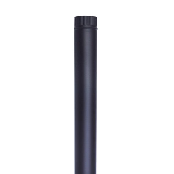 TUBO PINTADO NEGRO T600 1 MT. Oe 150 MM.