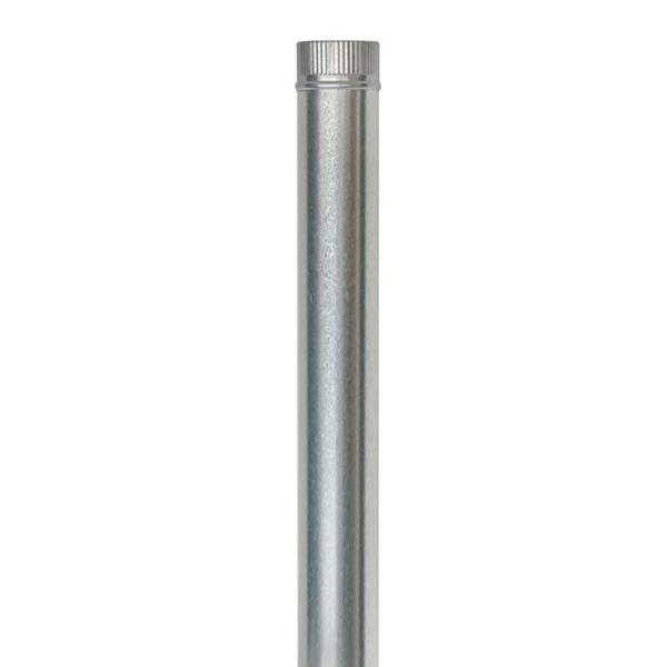 TUBO LISO GALV. 1 M.  Oe 100 MM.