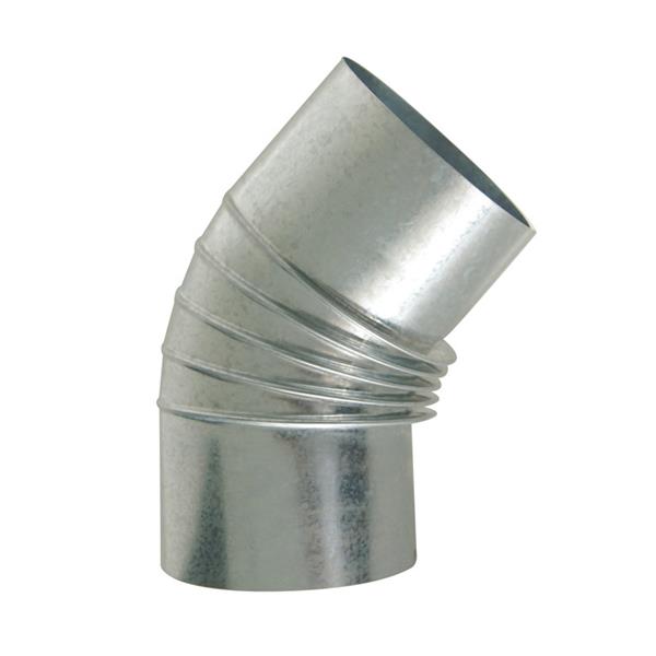 CODO 45(o) RIZADO ESTUFA GALV. Oe 100 MM.