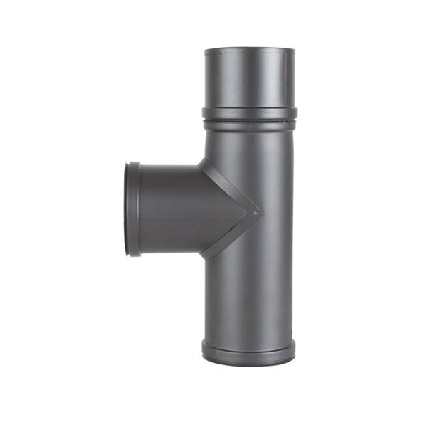 TE C/ TAPA PELLET INOX PINT GRAF Oe 80 mm
