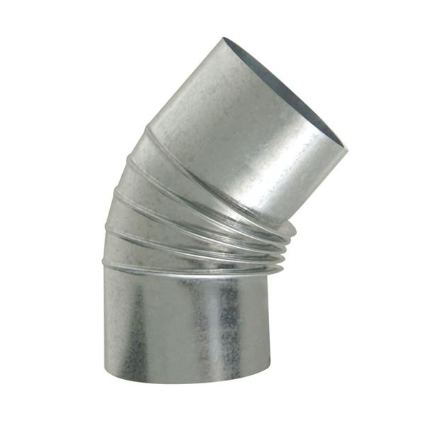 CODO 45(o) RIZADO ESTUFA GALV. Oe110 MM.
