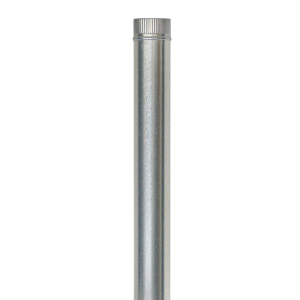 TUBO LISO GALVANIZADO 1 M.RIZADO Oe110 MM