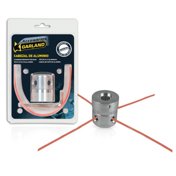 Acc. desbrozadora. Cabezal universal para hilo "aluminio"
