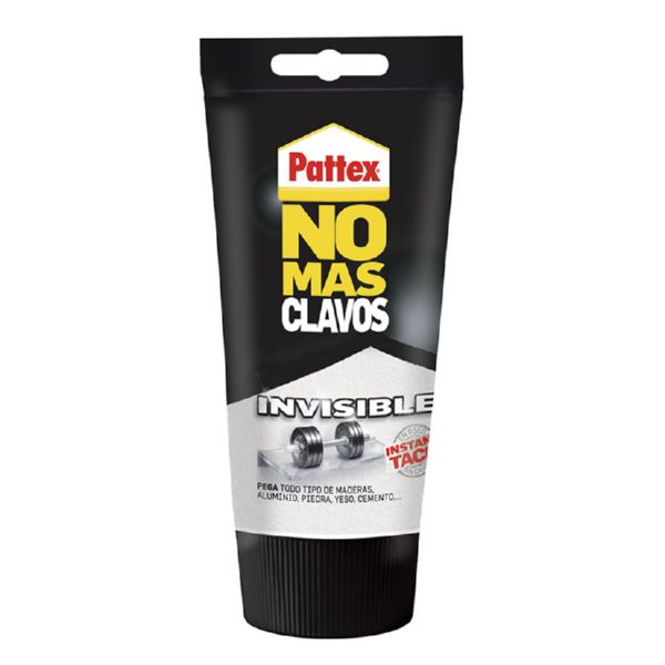 Adhesivo Pattex No Mas Clavos Invisible 120 gr.