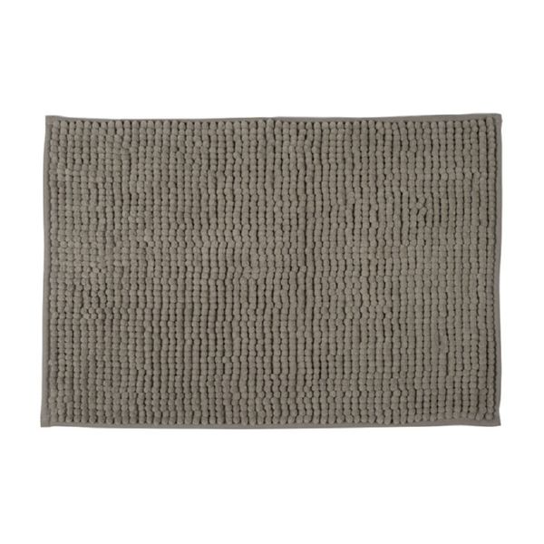 Alfombra ba&ntilde;o chenilla microfibra 40x60 cm. beige