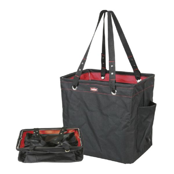 Bolsa porta-herramientas retangular plegable.