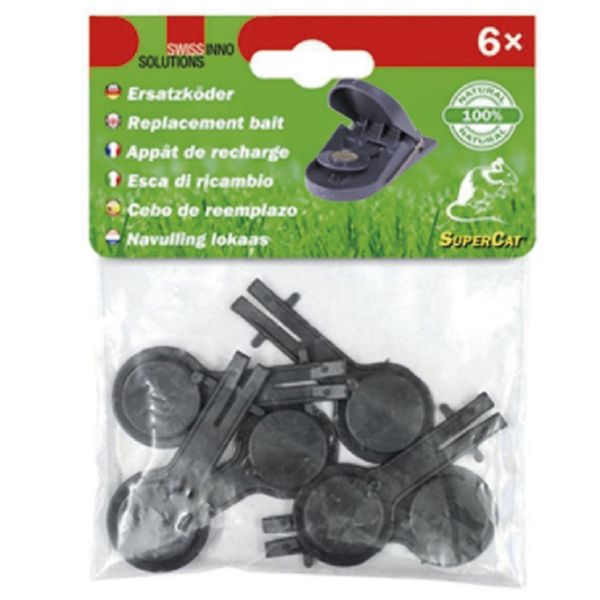 CEBO TRAMPA RATONES SUPERCAT 6 UDS