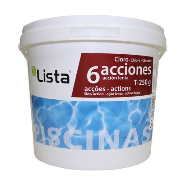 Cloro 6 acciones T-250 gr  5 Kg.