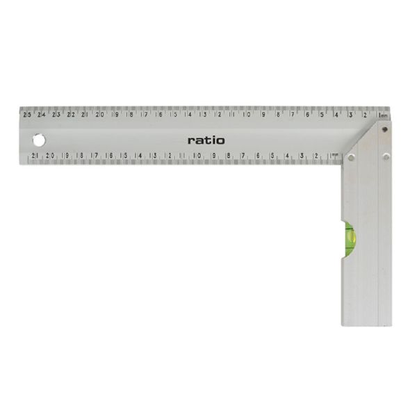 Escuadra carpintero graduable 25 cm. RATIO.