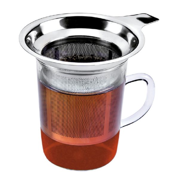 Filtro vaso para infusiones. Acero inoxidable