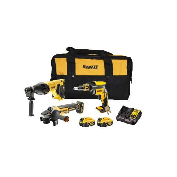Kit DEWALT 18V XR 3 M&aacute;quinas PLADURISTAS DCK304P2