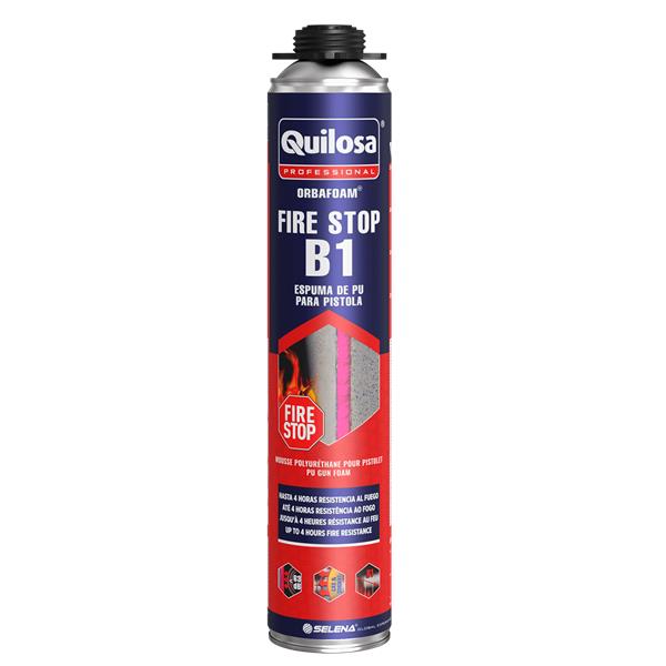 ESPUMA ORBAFOAM FIRE-STOP B1 PISTOLA Aerosol 750 ml Gris Hormig&oacute;n