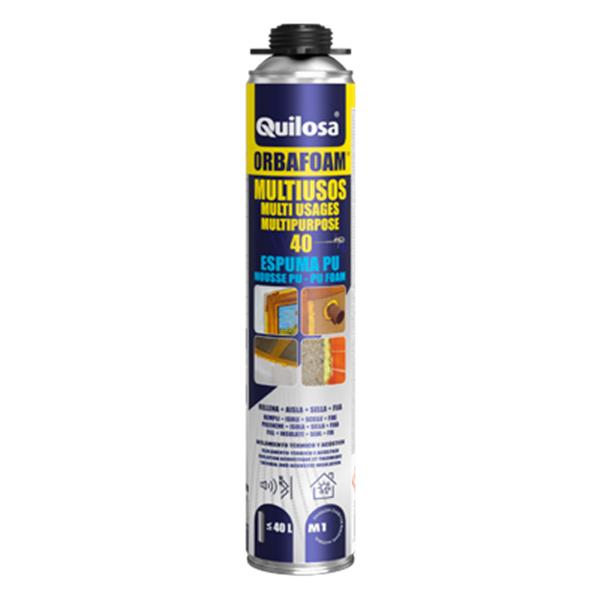CAJA X12 UNIDADES QUILOSA ORBAFOAM MULTIUSOS 40 ESPUMA GUN PU 700ML