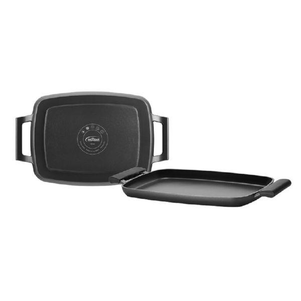 Serie Absolut Black. Plancha asar 48x24 cm.